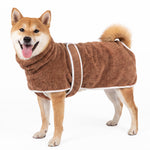 Load image into Gallery viewer, PcEoTllar Dog Bathrobe, Microfiber Dog Drying Coat, Super Absorbent Dog Towel Robe for Small Medium Large Dogs, Quick Dry Dog Bath Towel for After Bath, Swimming &amp; Rainy Days
