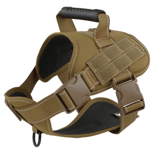 PcEoTllar No Pull Dog Harness for Small Dogs, Reflective Dog Vest Harness with Handle, Adjustable Easy on Dog Harness for Training Running Walking