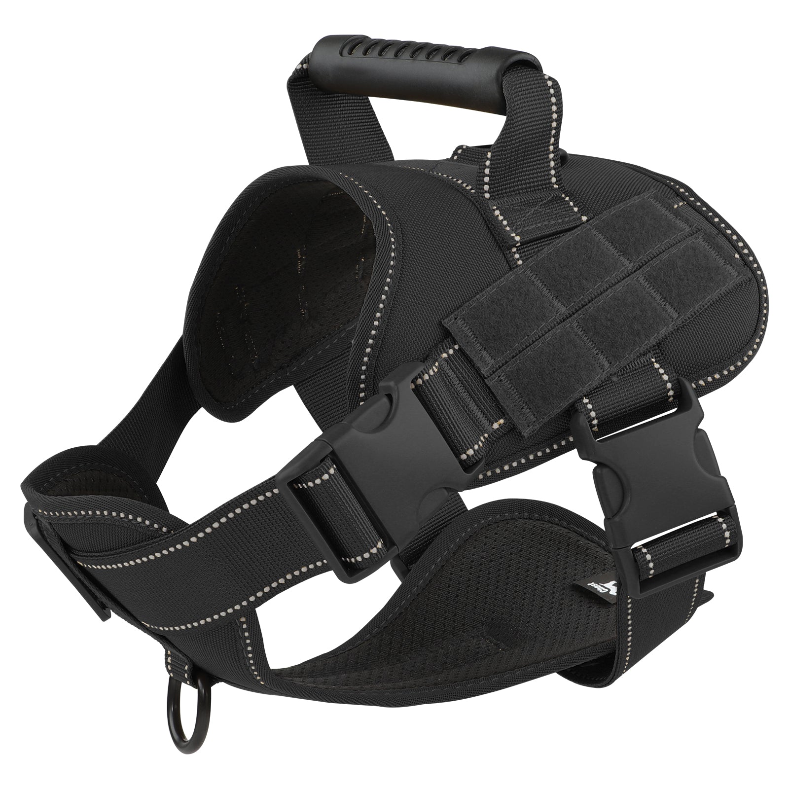 PcEoTllar No Pull Dog Harness for Small Dogs, Reflective Dog Vest Harness with Handle, Adjustable Easy on Dog Harness for Training Running Walking
