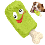Load image into Gallery viewer, PcEoTllar Ice Cream Shape Dog Chew Toy, Fun Interactive Food Dispensing Dog Toys for Aggressive Super Chewers Small Medium Large Dogs (Yellow)
