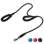 Load image into Gallery viewer, PcEoTllar Dog Leash Heavy Duty 5ft, Double Handle Dog Leash with Padded Handle for Traffic Control, Reflective Rope Leashes for Large and Medium Dogs Control Safety Training at Night
