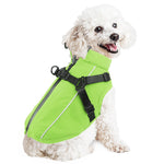 Load image into Gallery viewer, PcEoTllar Dog Coat, Dog Winter Coat with Harness, Reflective Dog Vest, Waterproof Zip Up Dog Jacket for Small Medium Large Dogs
