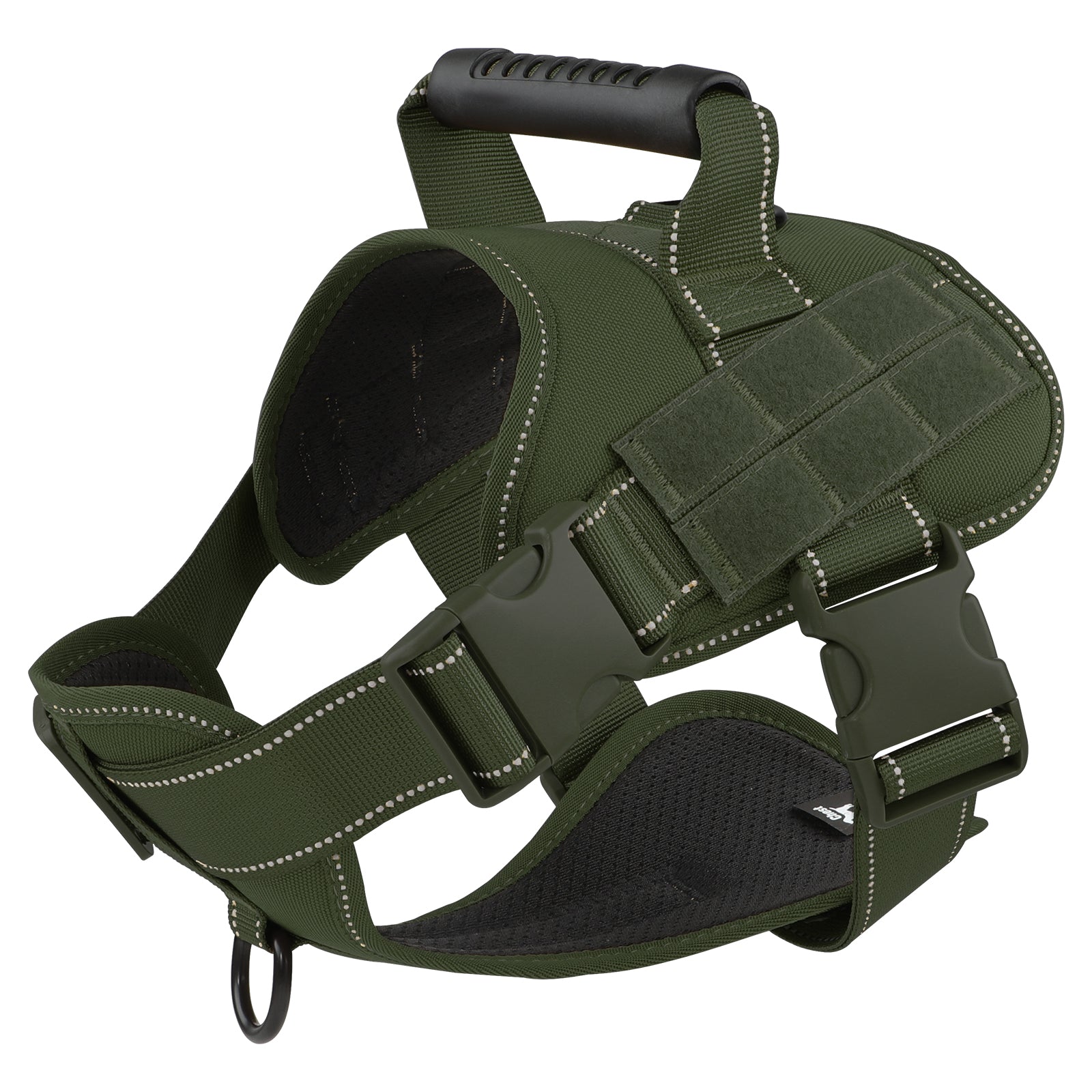 PcEoTllar No Pull Dog Harness for Small Dogs, Reflective Dog Vest Harness with Handle, Adjustable Easy on Dog Harness for Training Running Walking