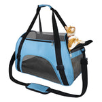 Load image into Gallery viewer, PcEoTllar Cat Carrier Airline Approved Pet Carrier, Dog Carrier, Puppy Carrier, Kitten Carrier, Blue
