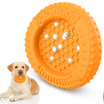 Load image into Gallery viewer, PcEoTllar Dog Toys for Aggressive Chewers, Natural Rubber Dog Chew Toys, Slow Feeder Dog Bowl,Yellow
