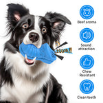 Load image into Gallery viewer, PcEoTllar Dog Toy for Aggressive Chewer Large Medium indestructible Super Chew Dog Toys Squeaky Dog, Slipper Shape Squeaky Dog Toys for Aggressive Chewers Puppies Medium Large Dogs, Blue
