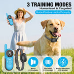 Load image into Gallery viewer, PcEoTllar Dog Training Collar with Remote 2600ft Range, Strong Vibrating Dog Collar Beep and Vibrate Only, Waterproof &amp; Rechargeable Vibration Collar for Small Medium Large Dogs, Blue

