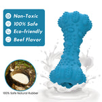 Load image into Gallery viewer, PcEoTllar Interactive Dog Chew Toy, Squeaky Treat Dispensing Dog Enrichment Toy, Bleef Flavor, Blue
