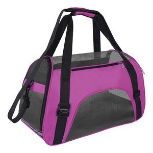 PcEoTllar Cat Carrier Airline Approved Pet Carrier, Dog Carrier, Puppy Carrier, Kitten Carrier, Purple
