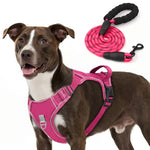 Load image into Gallery viewer, PcEoTllar Dog Harness and Leash Combo, Escape Proof No Pull Vest Harness, with Reflective Leash, Adjustable Pet Harness with Handle for Small Dogs, Black S
