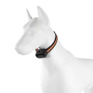 PcEoTllar Ultrasonic Dog Bark Collar, Rechargeable Anti Barking Collar with Beep, Vibration & Ultrasonic for Small Medium Large Dogs (Orange)
