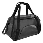 Load image into Gallery viewer, PcEoTllar Cat Carrier Airline Approved Pet Carrier, Dog Carrier, Puppy Carrier, Kitten Carrier, Black
