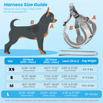 Load image into Gallery viewer, PcEoTllar Dog Harness and Leash Combo, Escape Proof No Pull Vest Harness, Step-in Reflective Adjustable Soft Padded Pet Harness for Small to Large Dogs

