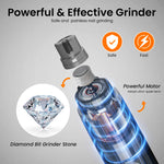 Load image into Gallery viewer, PcEoTllar Dog Nail Grinder, 2 Speed Rechargeable LED Dog Nail Trimmer, Clipper for Dogs and Cats, Black
