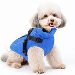 Load image into Gallery viewer, PcEoTllar Winter Dog Coat with Harness, Waterproof Reflective Dog Winter Jacket, Thick Fleece Snowsuit Christmas Vest for Small Dogs 8-11 lbs, Black
