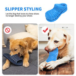 Load image into Gallery viewer, PcEoTllar Dog Toy for Aggressive Chewer Large Medium indestructible Super Chew Dog Toys Squeaky Dog, Slipper Shape Squeaky Dog Toys for Aggressive Chewers Puppies Medium Large Dogs, Blue
