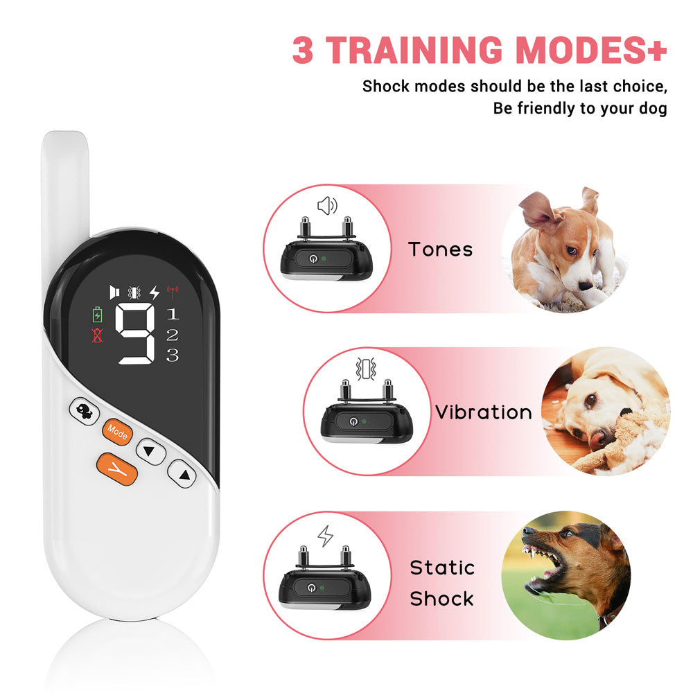 PcEoTllar Shock Collar for Small Dogs, Large Cat Training Collar, Rechargeable Dog Training Collar with Remote for Medium Dogs