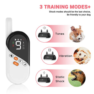 PcEoTllar Shock Collar for Small Dogs, Large Cat Training Collar, Rechargeable Dog Training Collar with Remote for Medium Dogs