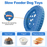 Load image into Gallery viewer, PcEoTllar Dog Toys for Aggressive Chewers, Natural Rubber Dog Chew Toys, Slow Feeder Dog Bowl, Blue
