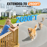 Load image into Gallery viewer, PcEoTllar Dog Training Collar with Remote 2600ft Range, Strong Vibrating Dog Collar Beep and Vibrate Only, Waterproof &amp; Rechargeable Vibration Collar for Small Medium Large Dogs, Blue
