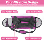 Load image into Gallery viewer, PcEoTllar Cat Carrier Airline Approved Pet Carrier, Dog Carrier, Puppy Carrier, Kitten Carrier, Purple
