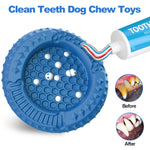 Load image into Gallery viewer, PcEoTllar Dog Toys for Aggressive Chewers, Natural Rubber Dog Chew Toys, Slow Feeder Dog Bowl, Blue
