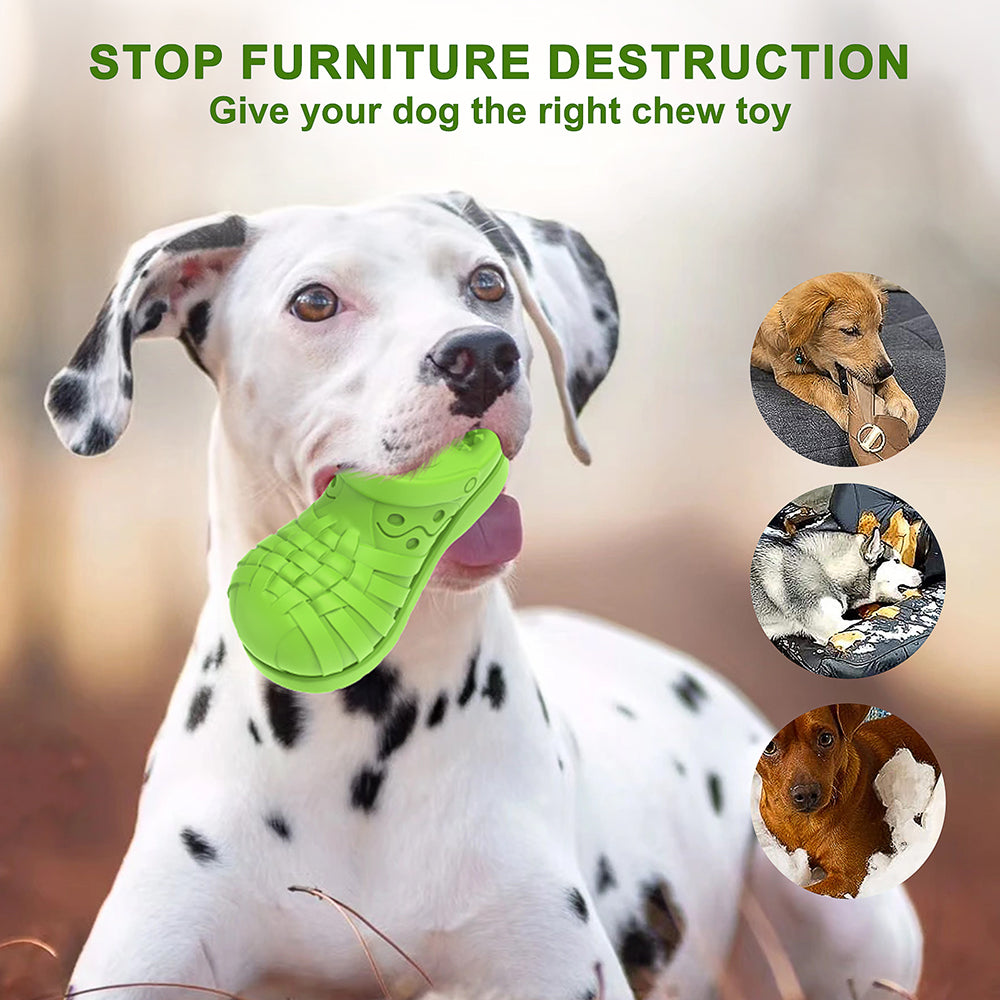 PcEoTllar Dog Toy for Aggressive Chewer Large Medium indestructible Super Chew Dog Toys Squeaky Dog, Slipper Shape Squeaky Dog Toys for Aggressive Chewers Puppies Medium Large Dogs, Blue