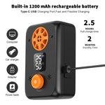 Load image into Gallery viewer, PcEoTllar Anti Barking Device, 5 Modes 50FT Ultrasonic Dog Barking Control Devices, Rechargeable Dog Bark Deterrent Devices Bark Box, Dog Barking Silencer, Black &amp; Orange
