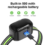Load image into Gallery viewer, PcEoTllar Ultrasonic Dog Bark Collar, Rechargeable Anti Barking Collar with Beep, Vibration &amp; Ultrasonic for Small Medium Large Dogs (Green)
