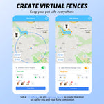 Load image into Gallery viewer, PcEoTllar Wireless Dog Fence System &amp; GPS Dog Collar, Free App/Remote Controlled Custom Boundary, 3 Tracking Modes, Beep/Vibration, Waterproof
