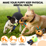 Load image into Gallery viewer, PcEoTllar Monkey Dog Toy, Squeaky Puppy Toys, Dog Rope Toys, Plush Puppy Chew Toys for Teething
