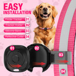 Load image into Gallery viewer, PcEoTllar Smart Dog Tracker Collar, Dog Trackers Pet Location Tracker with Collar, No Monthly Fee, Compatible with iOS Find My, Anti-Lost Tracking Device for Pets
