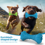 Load image into Gallery viewer, PcEoTllar Interactive Dog Chew Toy, Squeaky Treat Dispensing Dog Enrichment Toy, Bleef Flavor, Blue
