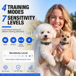 Load image into Gallery viewer, PcEoTllar Dog Bark Collar, Auto Anti Barking Collar for Large Medium Small Dogs 11-120lbs, 7 Sensitivity Levels, 5 Safe Training Modes, Humane Bark Training Collar
