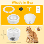 Load image into Gallery viewer, PcEoTllar Wireless Cat Water Fountain Cordless, Battery Operated Cat Fountain, 33.8oz/1000mL Automatic Pet Water Dispenser Rechargeable Drinking Fountains for Cats and Dogs

