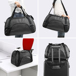 Load image into Gallery viewer, PcEoTllar Cat Carrier Airline Approved Pet Carrier, Dog Carrier, Puppy Carrier, Kitten Carrier, Black
