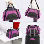 Load image into Gallery viewer, PcEoTllar Cat Carrier Airline Approved Pet Carrier, Dog Carrier, Puppy Carrier, Kitten Carrier, Purple
