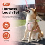 Load image into Gallery viewer, PcEoTllar Dog Harness and Leash Combo, Escape Proof No Pull Vest Harness, Step-in Reflective Adjustable Soft Padded Pet Harness for Small to Large Dogs
