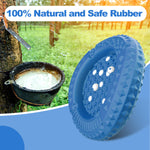 Load image into Gallery viewer, PcEoTllar Dog Toys for Aggressive Chewers, Natural Rubber Dog Chew Toys, Slow Feeder Dog Bowl, Blue
