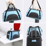 Load image into Gallery viewer, PcEoTllar Cat Carrier Airline Approved Pet Carrier, Dog Carrier, Puppy Carrier, Kitten Carrier, Blue
