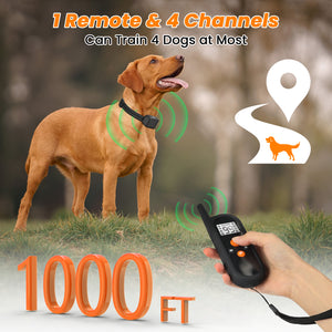 PcEoTllar Shock Collar for 2 Dogs, 4 Modes Beep Vibration Shock Dog Training Collar, IPX7 Waterproof Dog Bark Collar for Training Small Medium Large Dogs