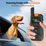 Load image into Gallery viewer, PcEoTllar Dog Shock Collar - 3200Ft Dog Training Collar with Remote for Small Medium Large Dogs Rechargeable Waterproof Training Collar with Beep (1-9), Vibration(1-99), Safe Shock(1-99), Black
