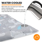 Load image into Gallery viewer, PcEoTllar Dog Cooling Mat, Ice Cooling Pad for Dogs and Cats, Water Injection Cooling Dog Bed Mats for Home, Travel and Crates - XL
