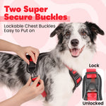 Load image into Gallery viewer, PcEoTllar Dog Harness and Leash Combo, Escape Proof No Pull Vest Harness, with Reflective Leash, Adjustable Pet Harness with Handle for Small Dogs, Black S
