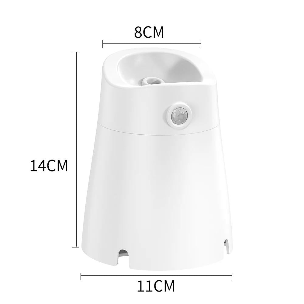 PcEoTllar Cat Water Fountain, Automatic Rechargeable Pet Water Dispenser for Cats and Dogs, White