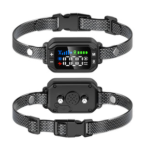 PcEoTllar GPS Wireless Dog Fence Collar, Electric Dog Fence with GPS, Beep/Vibration/Shock, Black