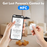 Load image into Gallery viewer, PcEoTllar Bluetooth Tracker, Keys Finder and Item Locator for Apple IOS Find My - 2 Pack - White
