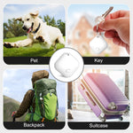 Load image into Gallery viewer, PcEoTllar Bluetooth Tracker, Keys Finder and Item Locator for Apple IOS Find My - 2 Pack - White
