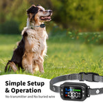 Load image into Gallery viewer, PcEoTllar GPS Wireless Dog Fence Collar, Electric Dog Fence with GPS, Beep/Vibration/Shock, Black
