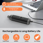 Load image into Gallery viewer, PcEoTllar Dog Nail Grinder, 2 Speed Rechargeable LED Dog Nail Trimmer, Clipper for Dogs and Cats, Black
